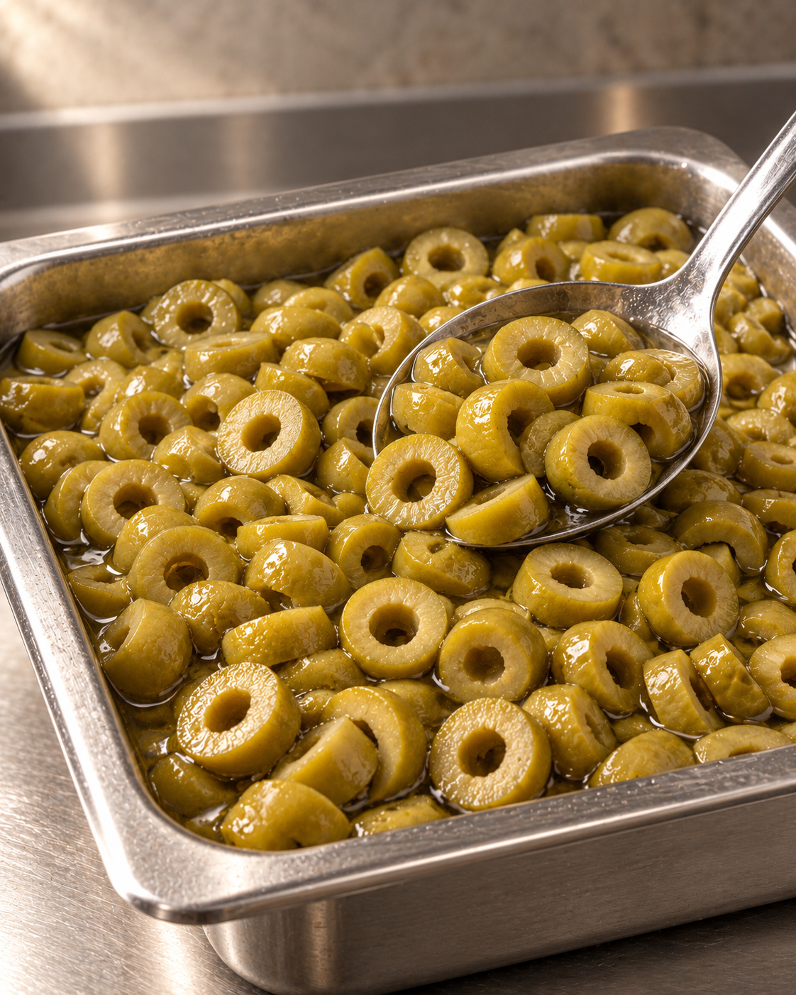 Green Olives, Sliced